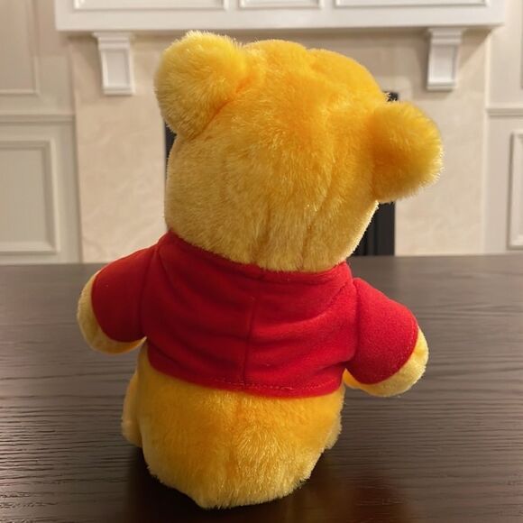Disney’s Winnie the Pooh Small Stuffed Animal Excellent Condition with Velcro - Picture 4 of 6